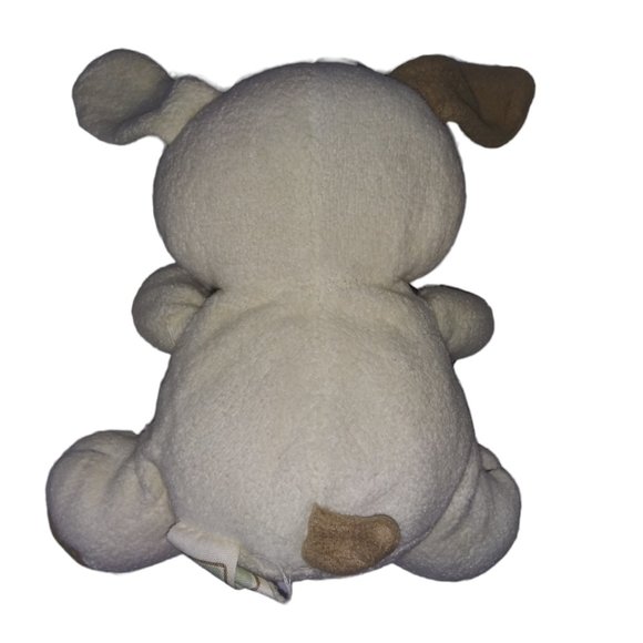 Animal Adventures Cream Puppy Stuffed Animal Organic Beginnings Dog Plush Toy - Picture 3 of 6